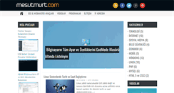 Desktop Screenshot of mesutmurt.com
